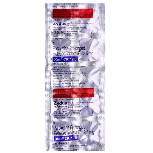xet cr 12.5mg tablet 10's